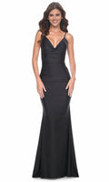 V-Neck Sleeveless Mermaid Tight Off the shoulder Floor Length Prom Dress For Sale For Ladies