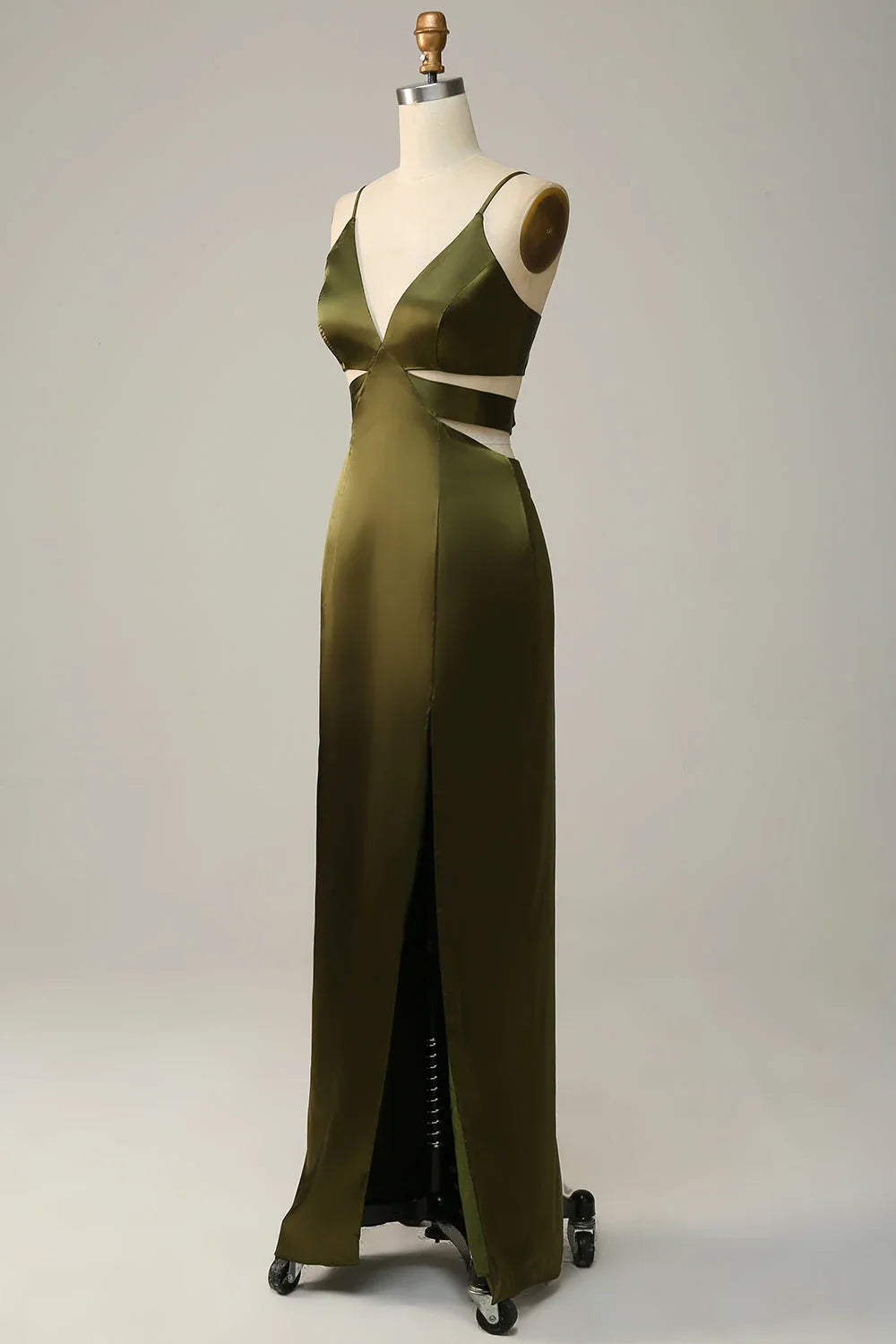 V-Neck Sleeveless Sheath Classic Off the shoulder Floor length Party Dress Hot Sale For ladies