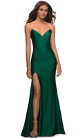 V-Neck Sleeveless Sheath Fashion Off the shoulder Floor Length Prom Dress For Sale For Women