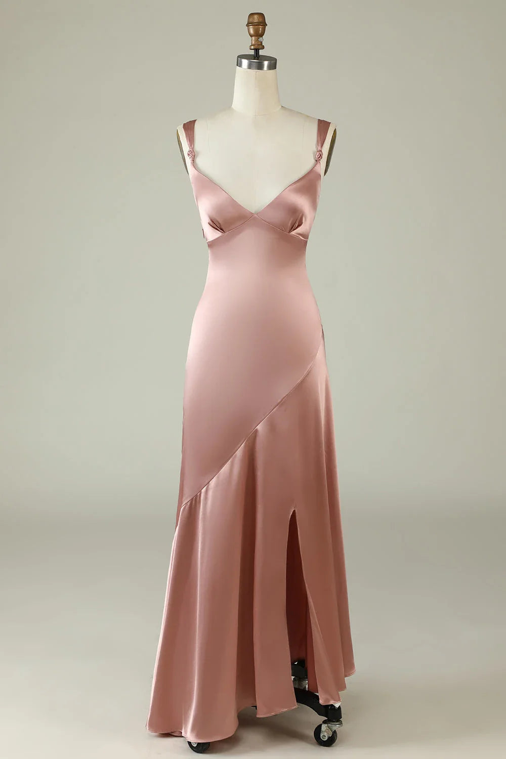 V-Neck Sleeveless Sheath Fashion Off the shoulder Floor length Party Dress Hot Sale For ladies
