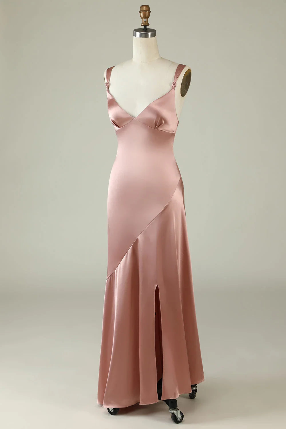 V-Neck Sleeveless Sheath Fashion Off the shoulder Floor length Party Dress Hot Sale For ladies
