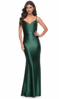 V-Neck Sleeveless Sheath Formal Off the shoulder Floor Length Prom Dress For Sale For Ladies