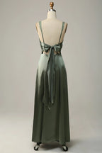 V-Neck Sleeveless Sheath Modern Off the shoulder Floor length Party Dress For Sale For women