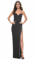 V-Neck Sleeveless Sheath Tight Off the shoulder Floor Length Prom Dress For Sale For Ladies
