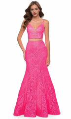 V-Neck Sleeveless Trumpet Classic Off the shoulder Floor Length Prom Dress Hot Sale For Ladies