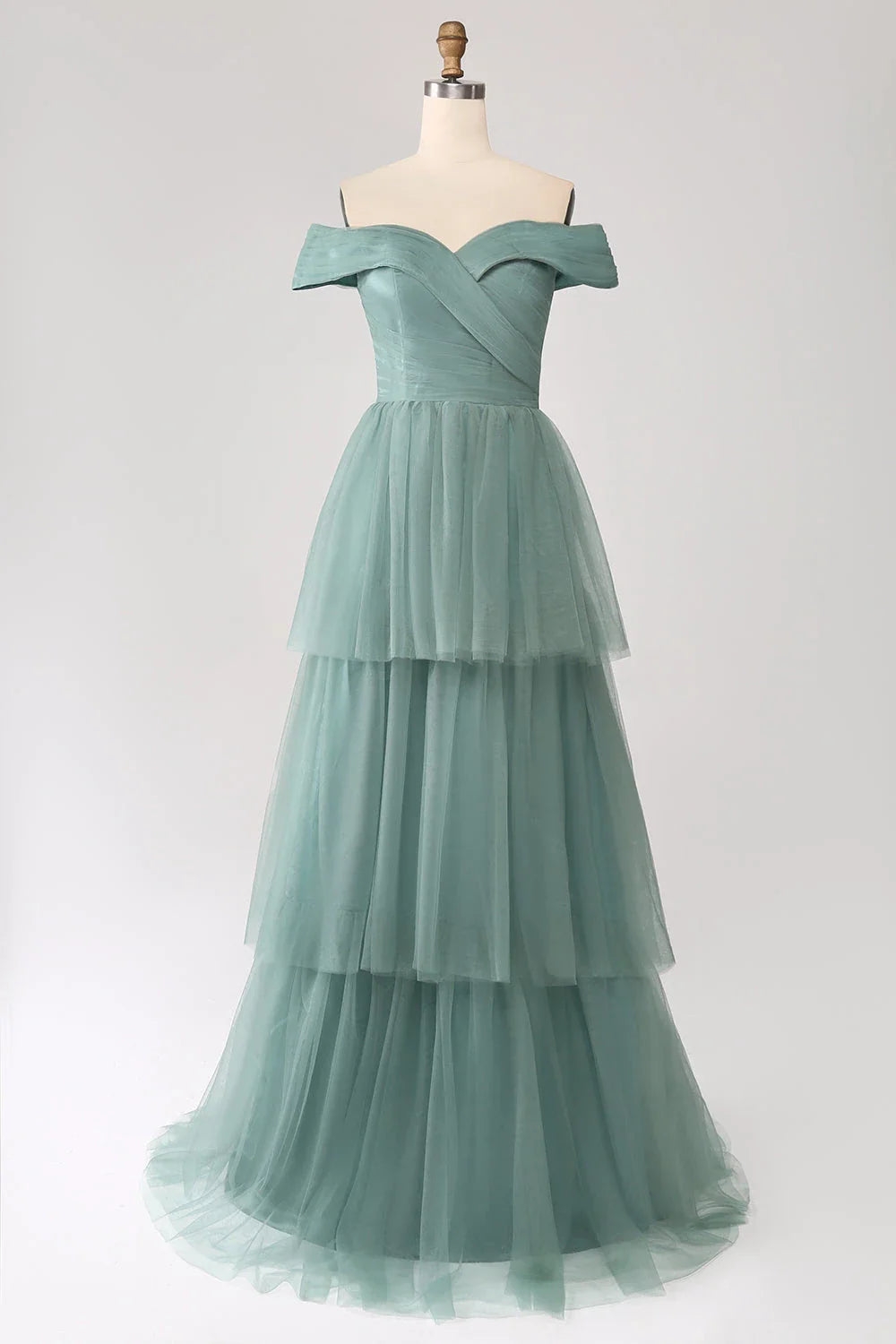 V-neck Sleeveless A-Line Beautiful Off the shoulder Floor length Party Dress For Sale For women