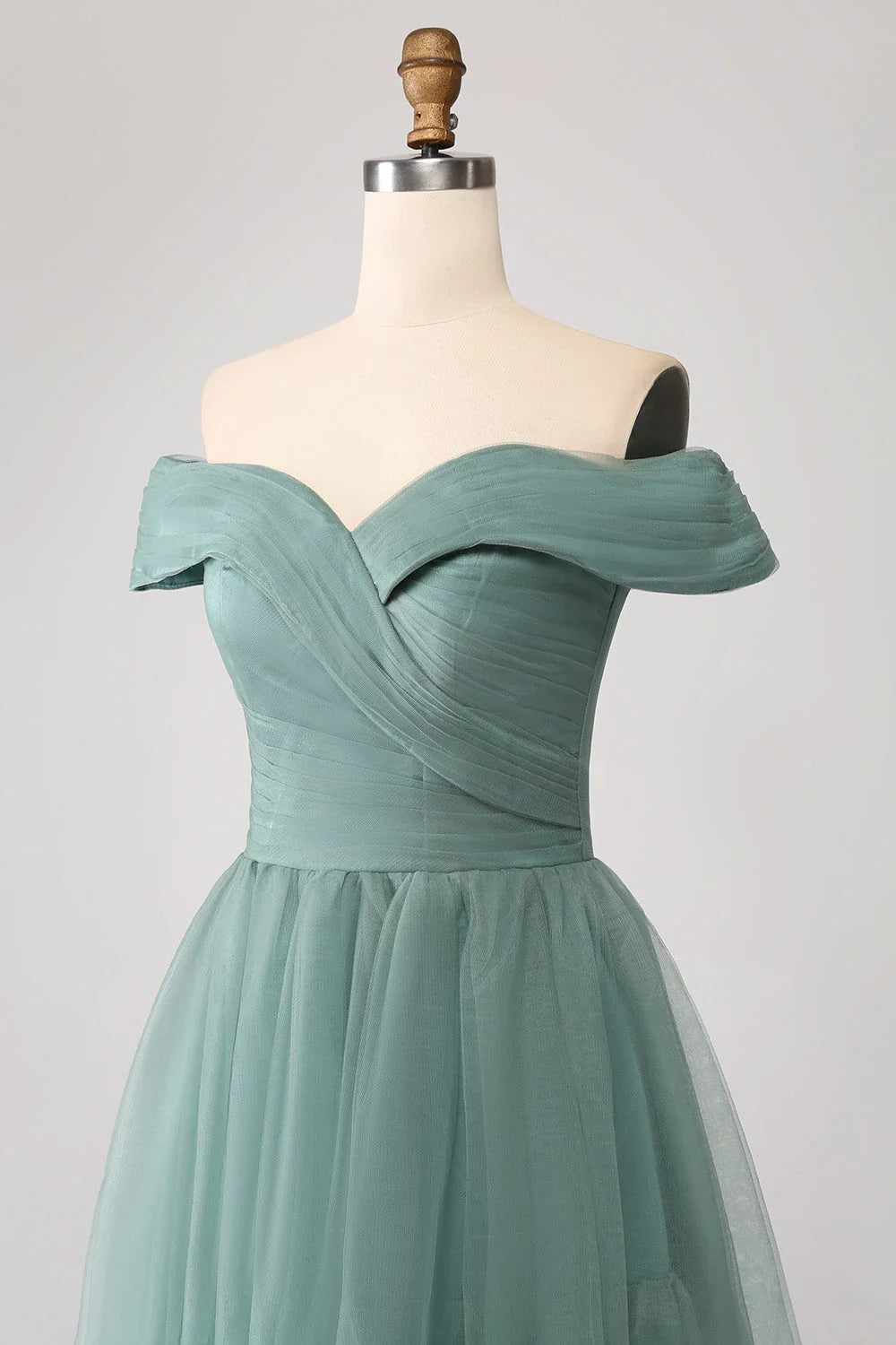 V-neck Sleeveless A-Line Beautiful Off the shoulder Floor length Party Dress For Sale For women