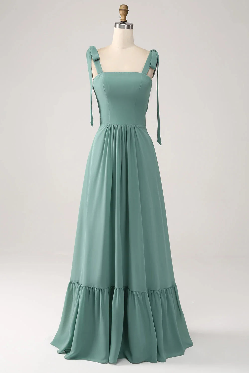 V-neck Sleeveless A-Line Elegant Off the shoulder Floor length Party Dress For Sale For women