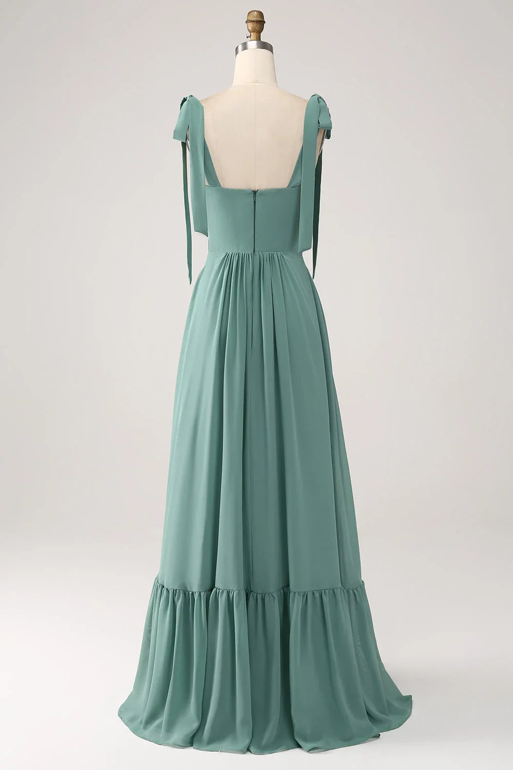V-neck Sleeveless A-Line Elegant Off the shoulder Floor length Party Dress For Sale For women