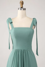 V-neck Sleeveless A-Line Elegant Off the shoulder Floor length Party Dress For Sale For women