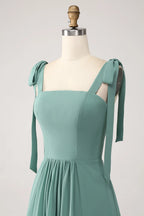 V-neck Sleeveless A-Line Elegant Off the shoulder Floor length Party Dress For Sale For women
