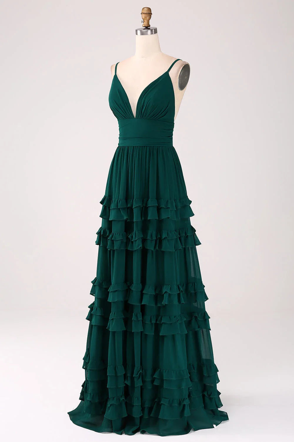 V-neck Sleeveless A-Line Simple Off the shoulder Floor length Party Dress For Sale For women