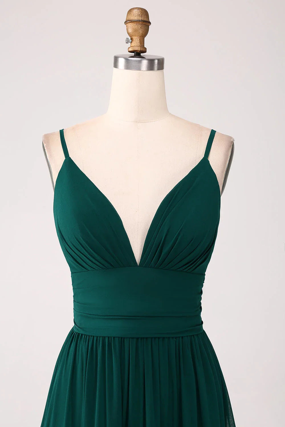 V-neck Sleeveless A-Line Simple Off the shoulder Floor length Party Dress For Sale For women