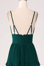 V-neck Sleeveless A-Line Simple Off the shoulder Floor length Party Dress For Sale For women