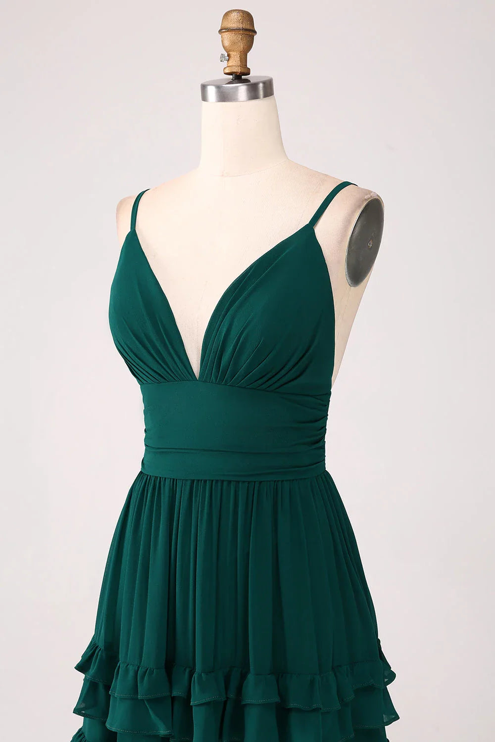 V-neck Sleeveless A-Line Simple Off the shoulder Floor length Party Dress For Sale For women