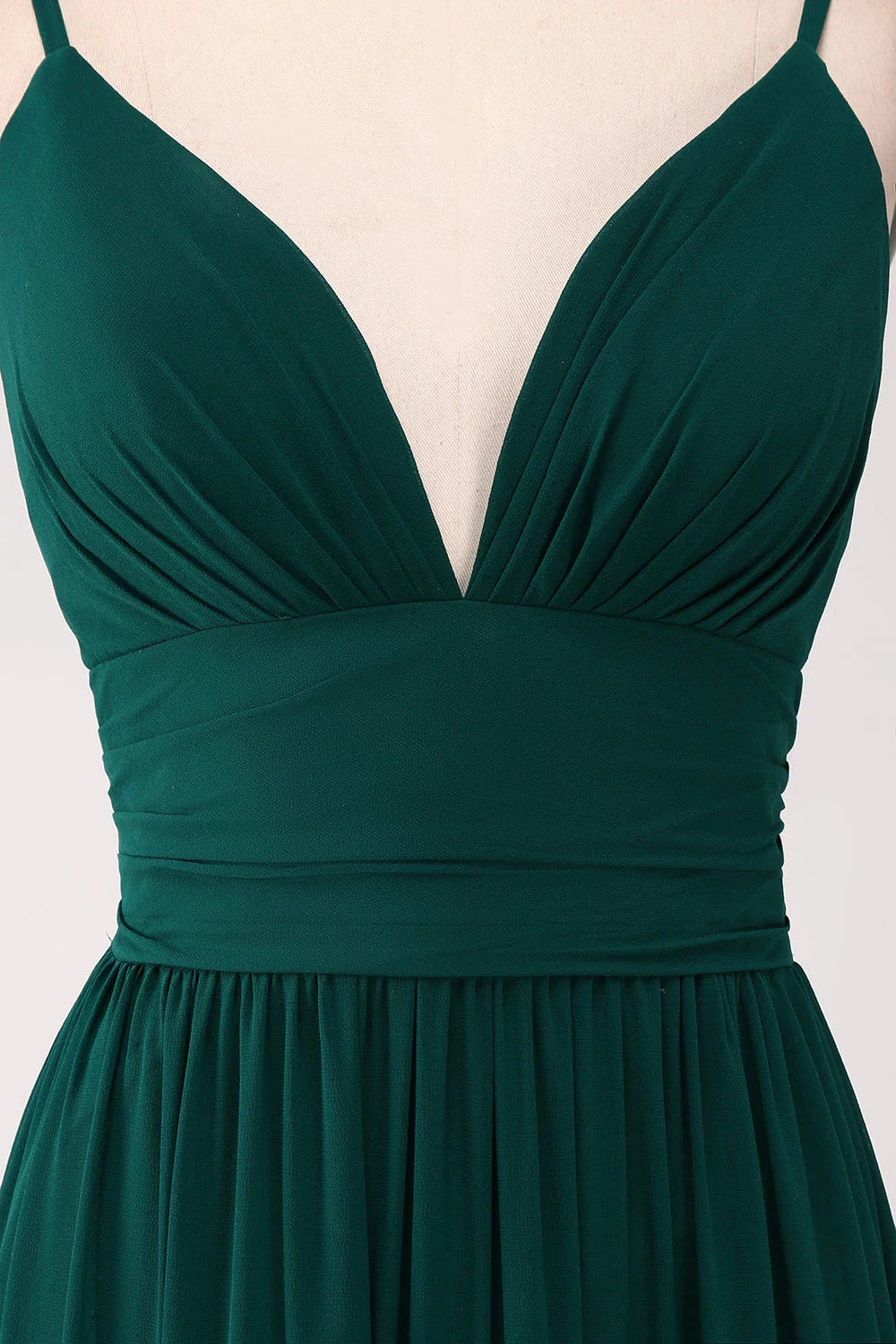 V-neck Sleeveless A-Line Simple Off the shoulder Floor length Party Dress For Sale For women