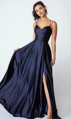 V-neck Sleeveless A-line Charming Off the shoulder Floor length Long Prom Dress Hot Sale For Ladies