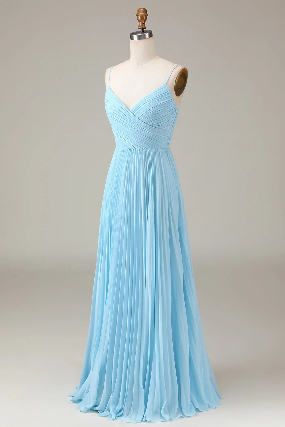 V-neck Sleeveless A-line Modern Off the shoulder Floor length Party Dress For Sale For women