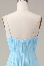 V-neck Sleeveless A-line Modern Off the shoulder Floor length Party Dress For Sale For women