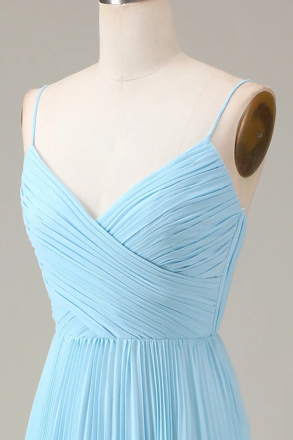 V-neck Sleeveless A-line Modern Off the shoulder Floor length Party Dress For Sale For women