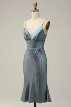 V-neck Sleeveless Mermaid Fashion Off the shoulder Floor length Party Dress For Sale For Ladies