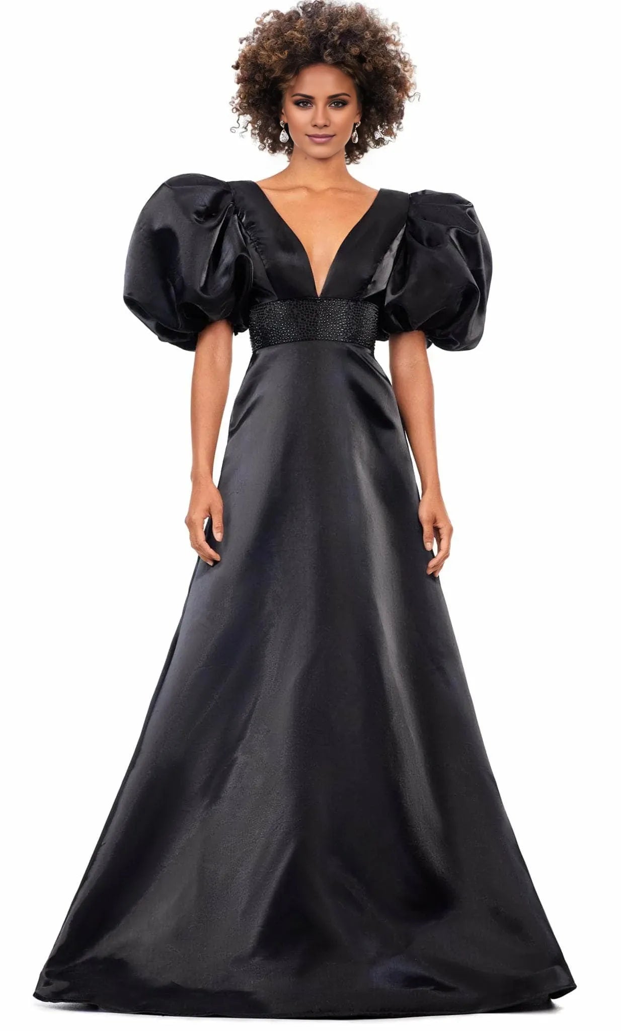 V Neck Short Sleeves A-Line Unique Floor length Long Prom Dress For Sale For Women