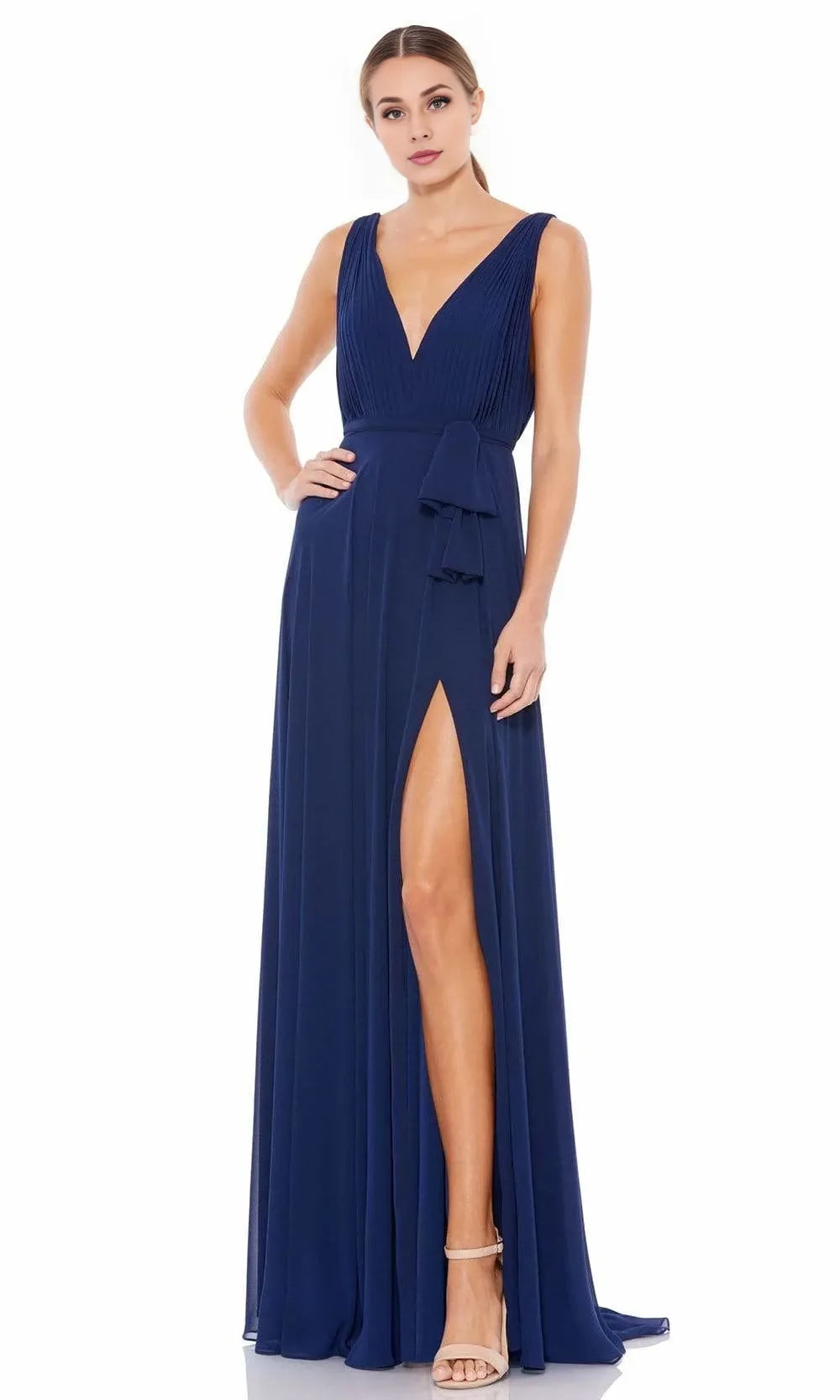 V Neck Sleeveless A-Line Vintage Off the shoulder Floor length Long Prom Dress For Sale For Women