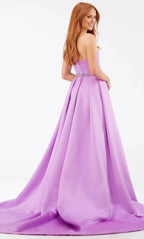 V Neck Sleeveless A-line Formal Off the shoulder Floor length Long Prom Dress For Sale For Ladies