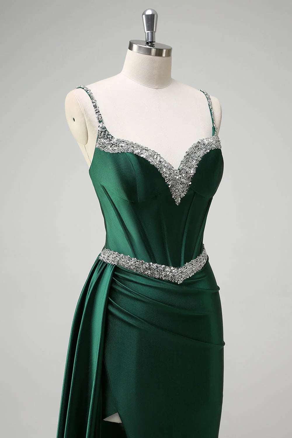 V Neck Sleeveless Mermaid Charming Off the shoulder Floor Length Prom Dress Hot Sale For Women