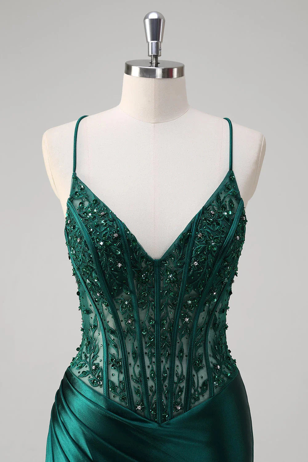 V Neck Sleeveless Mermaid Elegant Off the shoulder Floor Length Prom Dress For Sale For Women
