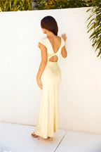 V Neck Sleeveless Mermaid Modern Off the shoulder Floor length Party Dress Hot Sale For Women