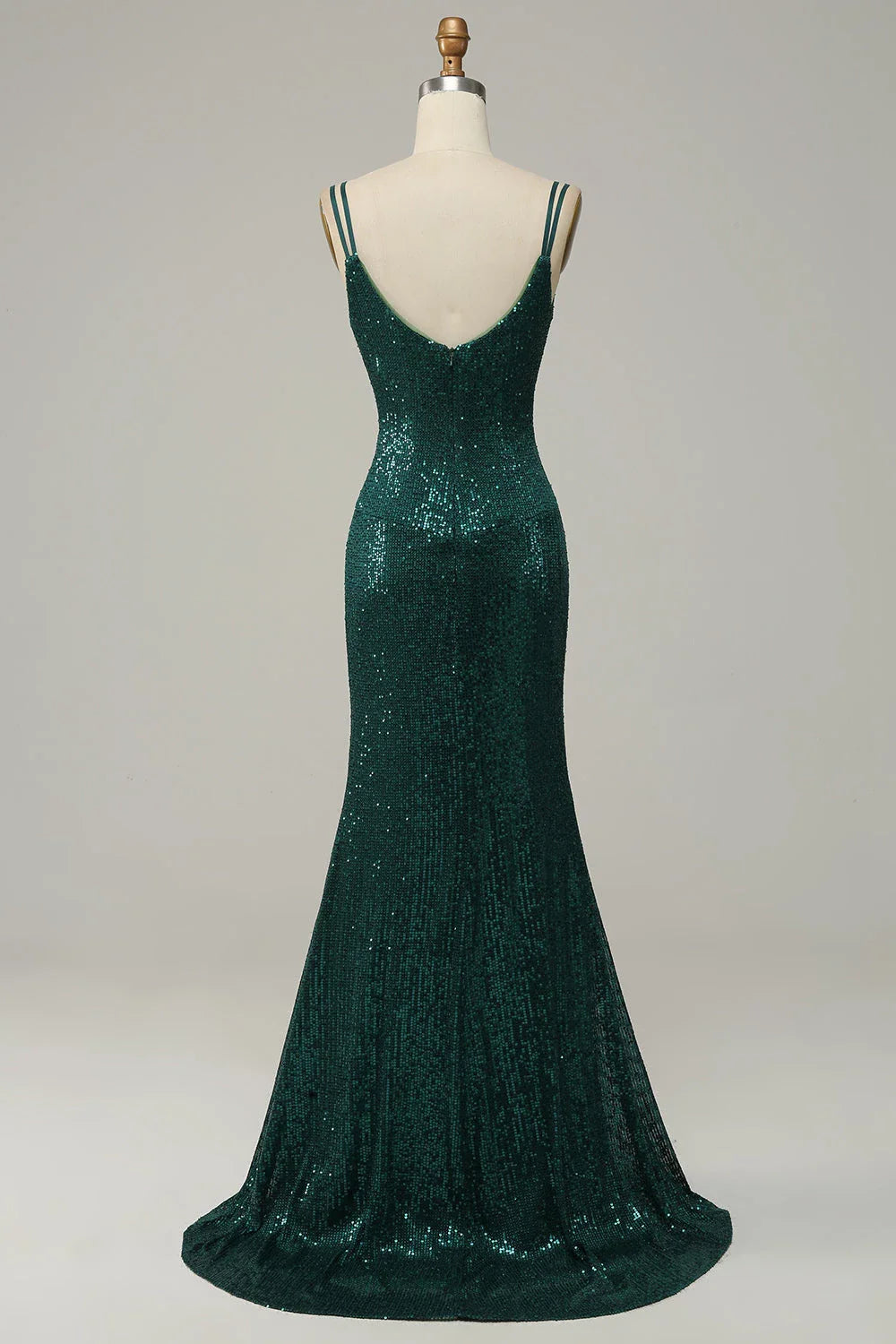V Neck Sleeveless Sheath Shiny Off the shoulder Floor length Party Dress Hot Sale For women