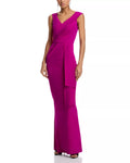 Vibrant Mermaid V Neck Sleeveless Scoop Back Floor Length Hot Sale Prom Dress