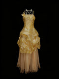 Vintage A-Line Strapless Sweetheart Sleeveless Floor-Length Cocktail Evening Dress