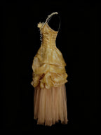 Vintage A-Line Strapless Sweetheart Sleeveless Floor-Length Cocktail Evening Dress