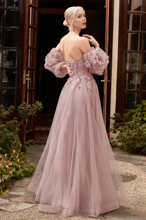 Enchanting Ball Gown Sweetheart Off the Shoulder Lace Up Back Floor Length Prom Dress