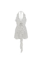 Vintage A-Line/Princess Halter Neck Sleeveless Open Back Short-Mini Homecoming Dress