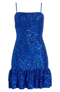 Vintage A-Line/Princess Spaghetti Straps Sleeveless Backless Short-Mini Homecoming Dress