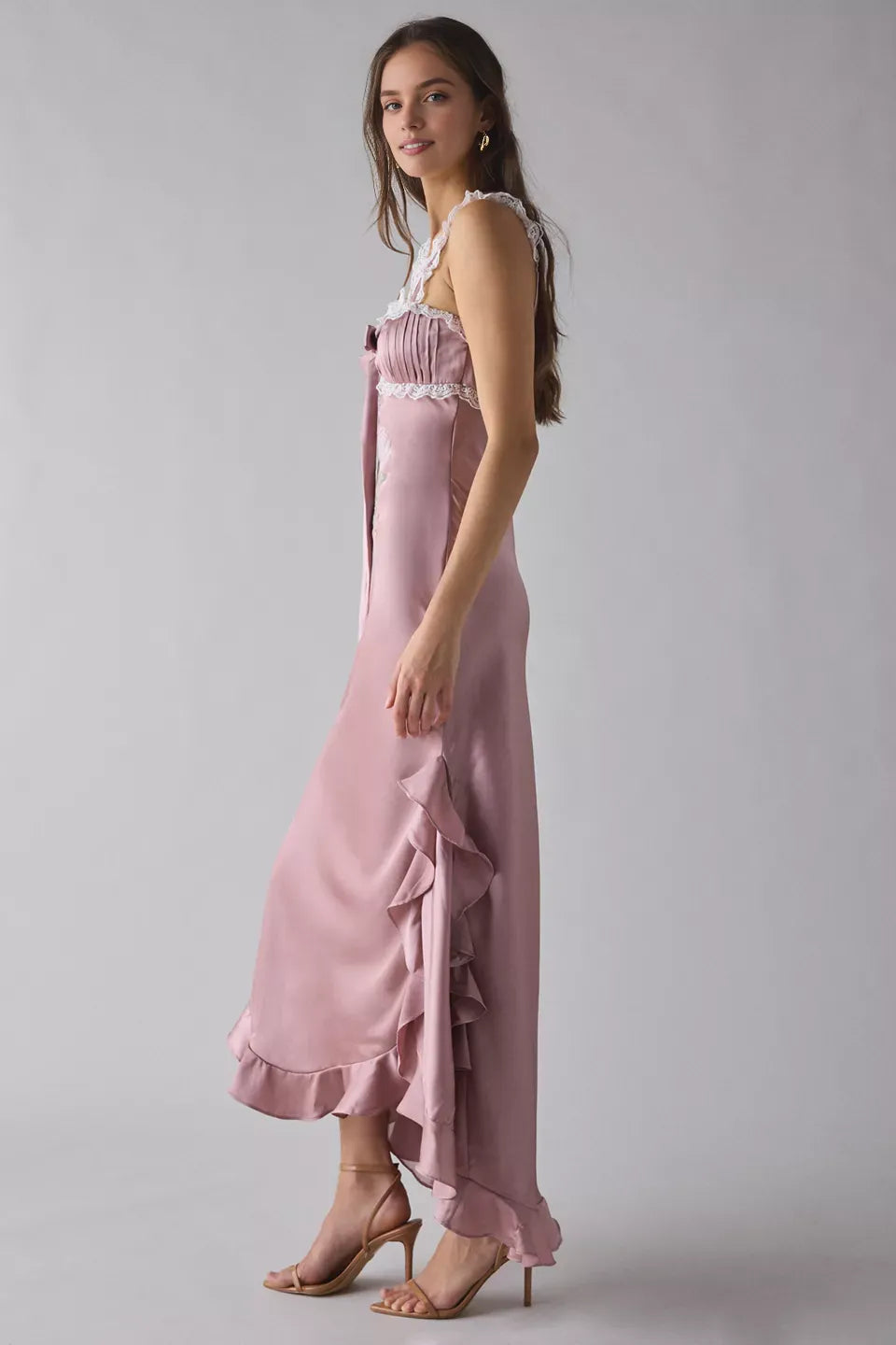 Vintage A-Line Sweetheart Neck Sleeveless Floor-Length Prom Dress