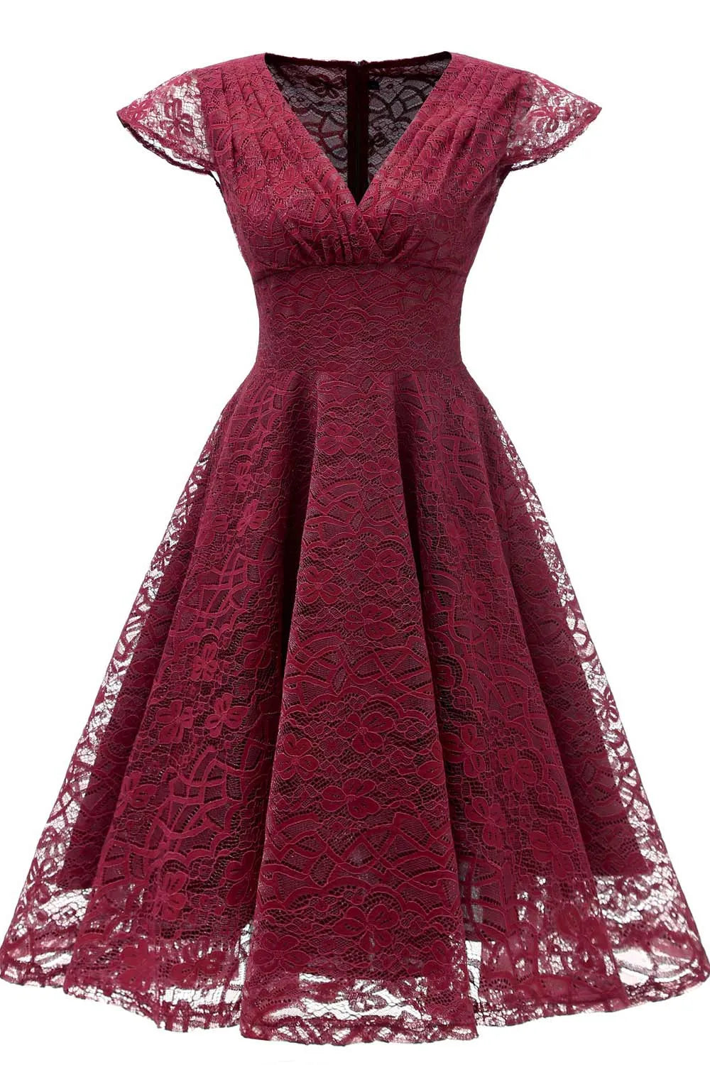Romantic Pink Lace Homecoming Dress With V Neck Cap Sleeves Vintage A Line Silhouette For High School Girls