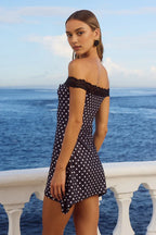 Vintage Sheath/Column Off the shoulder Sleeveless Backless Short-Mini Homecoming Dress