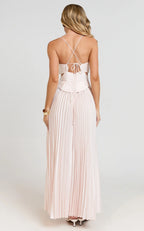 Dress A-Line Sweetheart Cut Out Pleated Dress Lemon Spaghetti Straps Backless Up Evening Dress