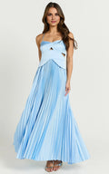 Dress A-Line Sweetheart Cut Out Pleated Dress Lemon Spaghetti Straps Backless Up Evening Dress