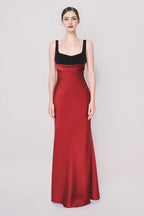 Dress A-line Back Zipper Floor Length Maxi Dress Sleeveless Elegant Regular Straps Backless Prom Dress