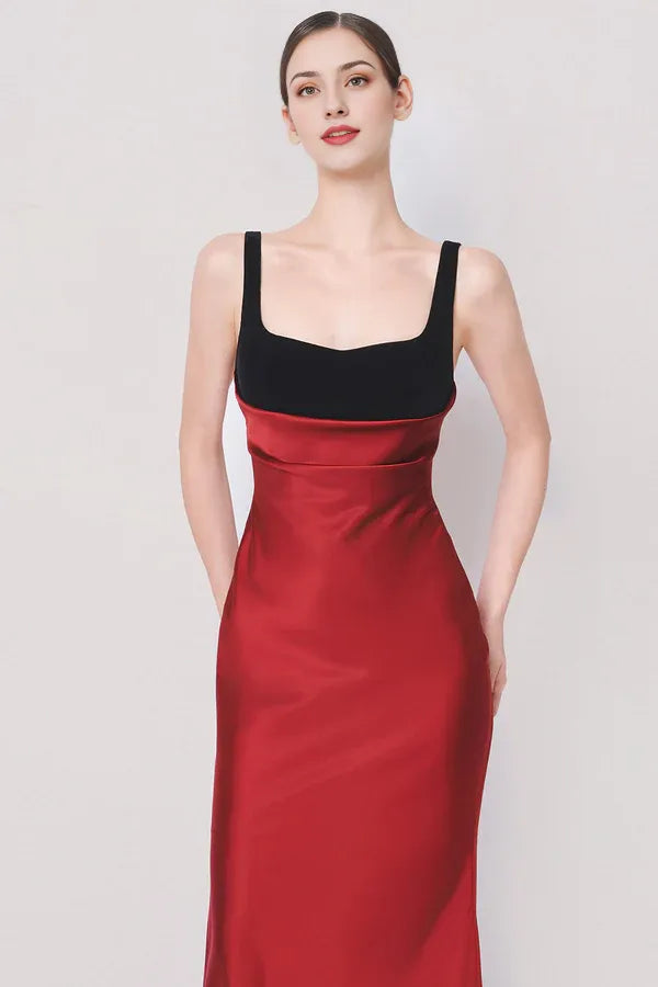 Dress A-line Back Zipper Floor Length Maxi Dress Sleeveless Elegant Regular Straps Backless Prom Dress