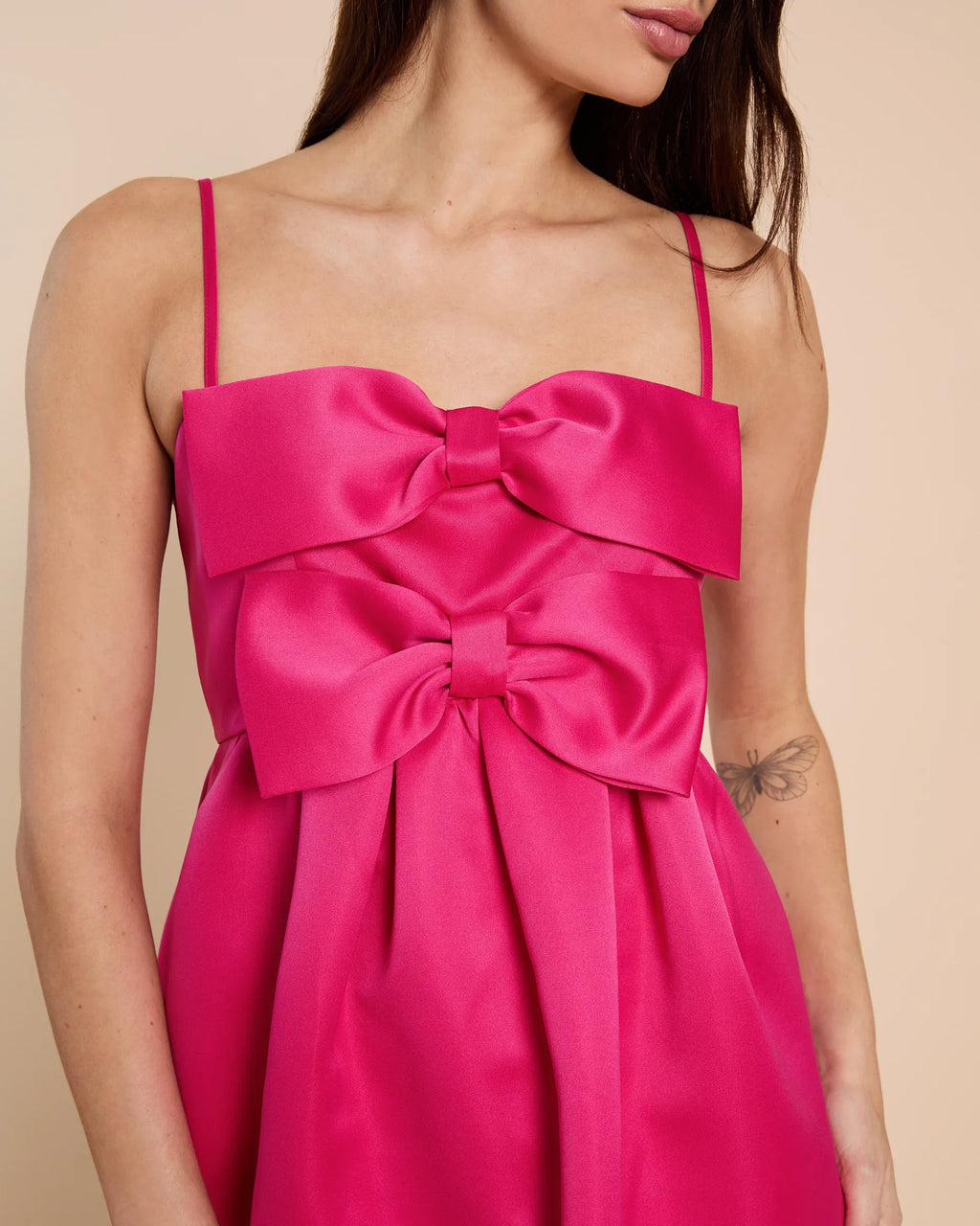 Dress Chic A-Line Knee-Length Sleeveless Cocktail Dresses Square Bow knot Backless Homecoming Dress