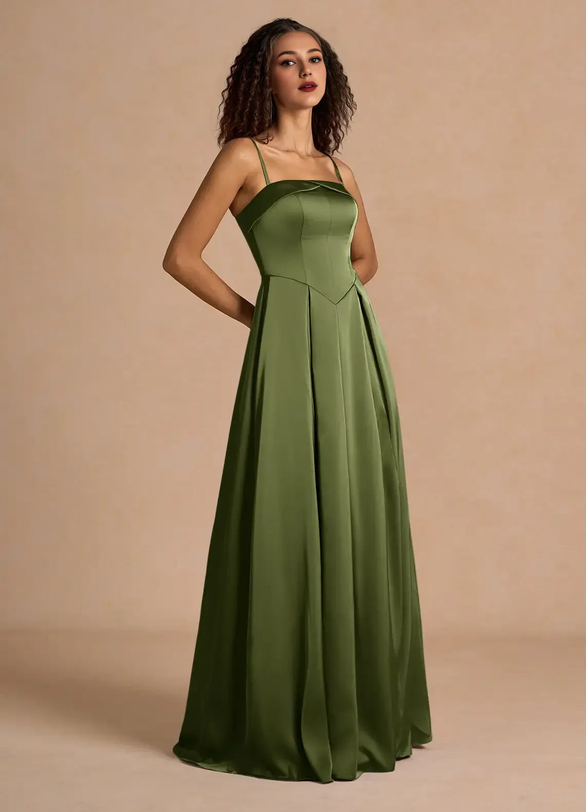 Dress Classic Off-the-Shoulder Elegant Maxi Dress Prom Dress Modern A-Line Pleats Evening Dress