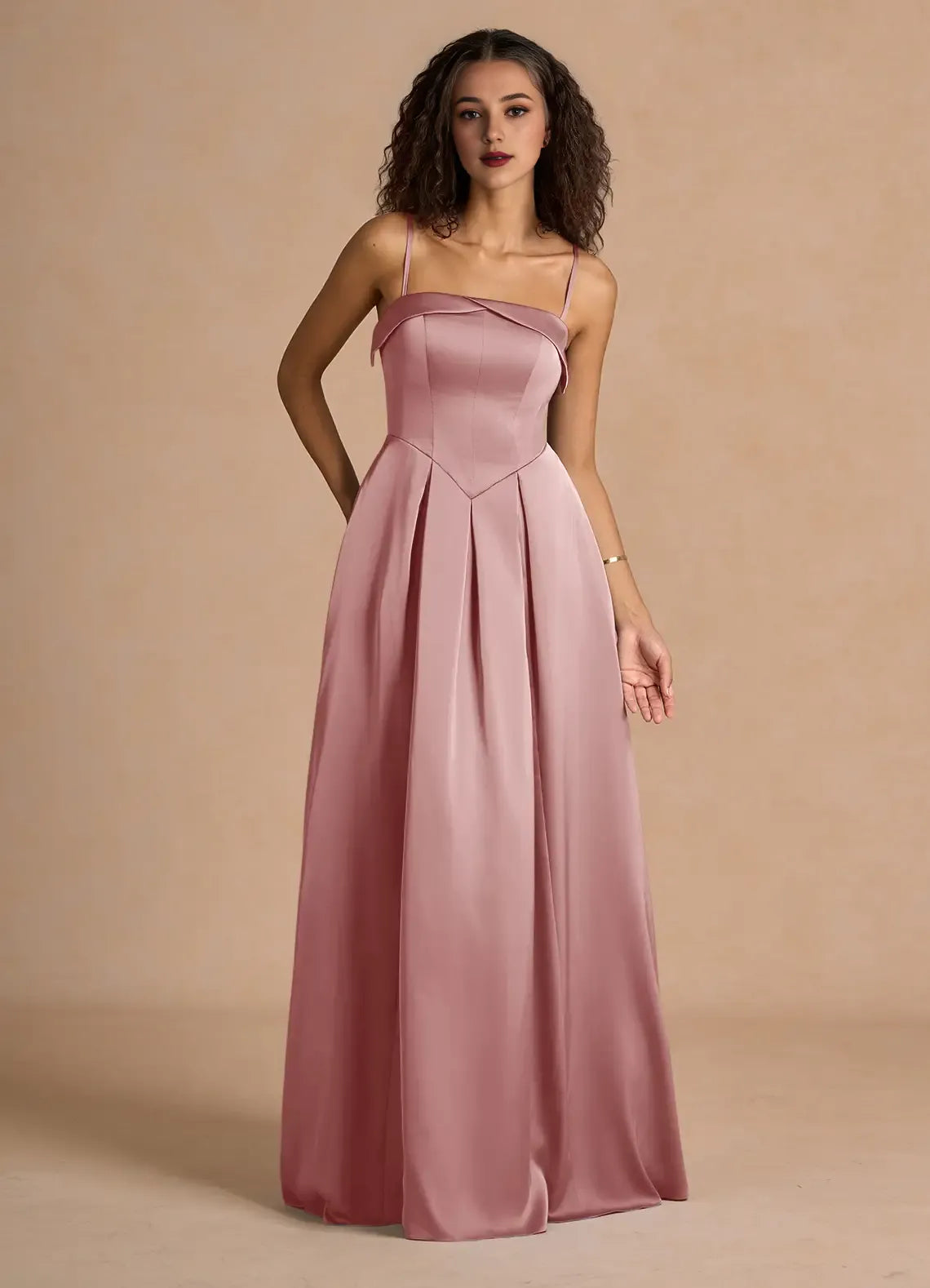 Dress Classic Off-the-Shoulder Elegant Maxi Dress Prom Dress Modern A-Line Pleats Evening Dress