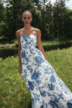Dress Classic Puff Sleeves Strapless Neck Spaghetti Straps Evening Dress Bridesmaid Dress A-line Floor-Length Back Zip Prom Dress