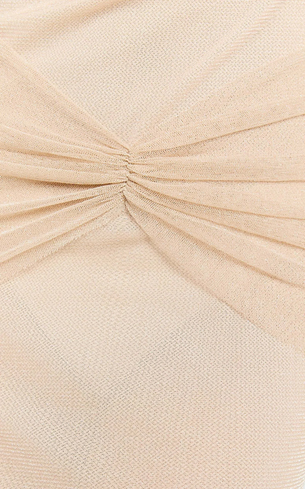 Dress Elegant Glitter Strapless Ruched Side Maxi Dress Nude Sheath Sleeveless Solid Color Evening Dress